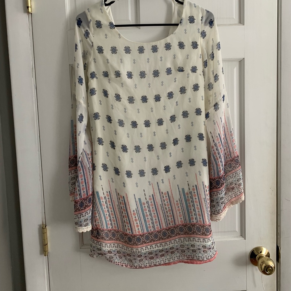 Detailed A-line dress